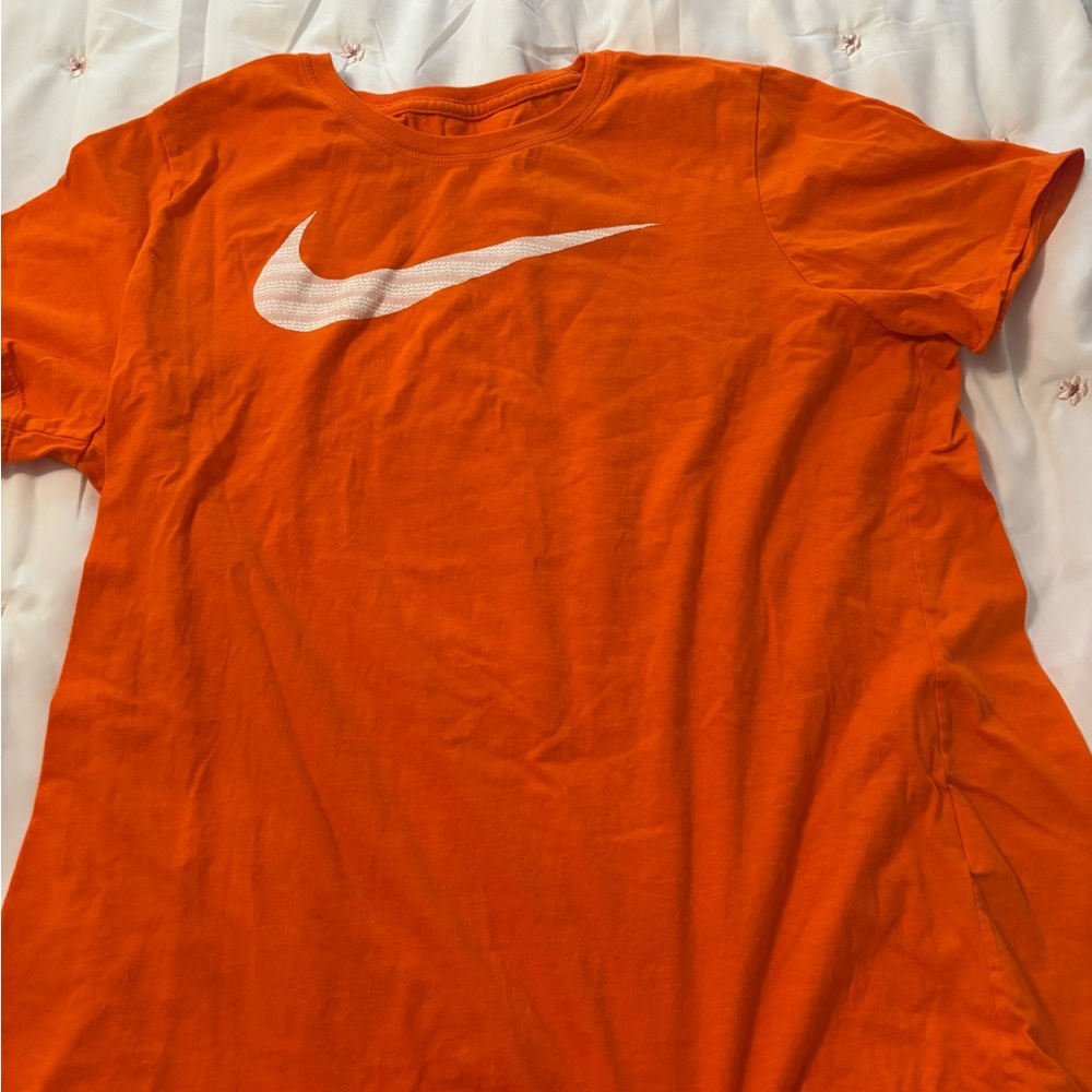 Nike Orange Short Sleeve Tee